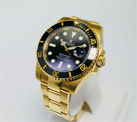 used rolex submariner gold|solid gold rolex submariner.